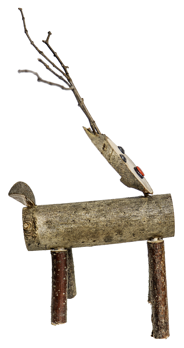 Sculpture en bois d'animaux