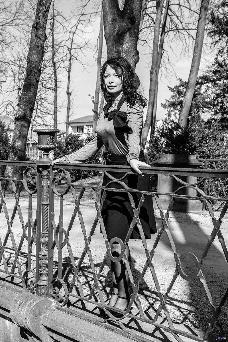 La passerelle du parc