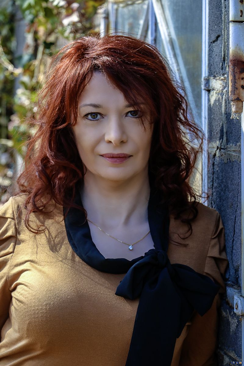 Portrait de femme rousse