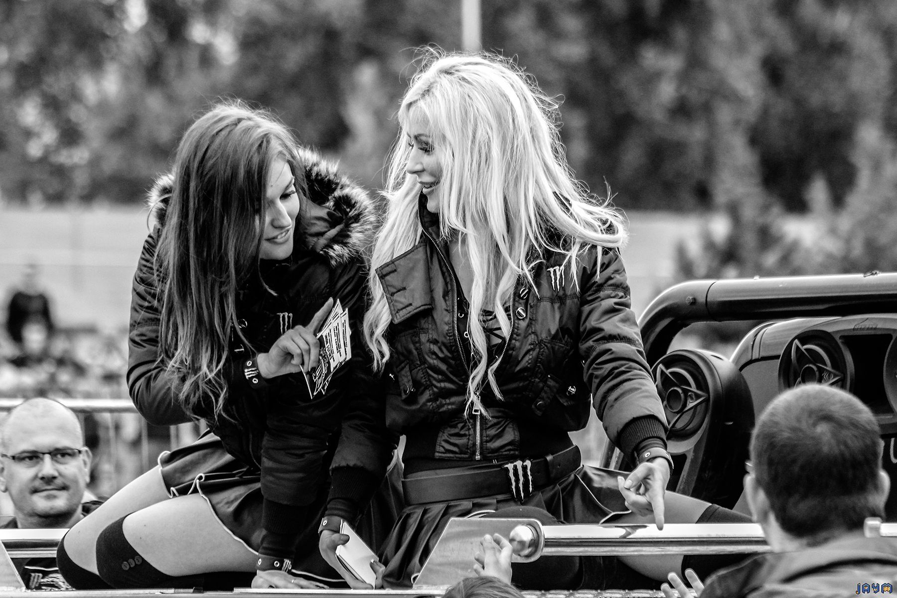 Stéphanie Grasset et ses collègues Montser's girl