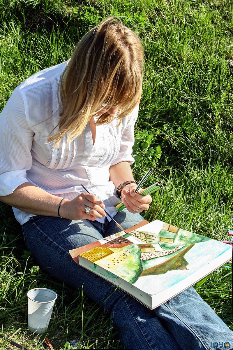 Faire un dessin à l'aquarelle