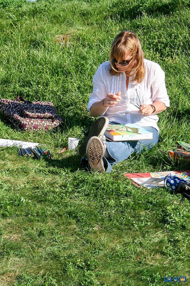 Peindre les paysages d'Auvergne