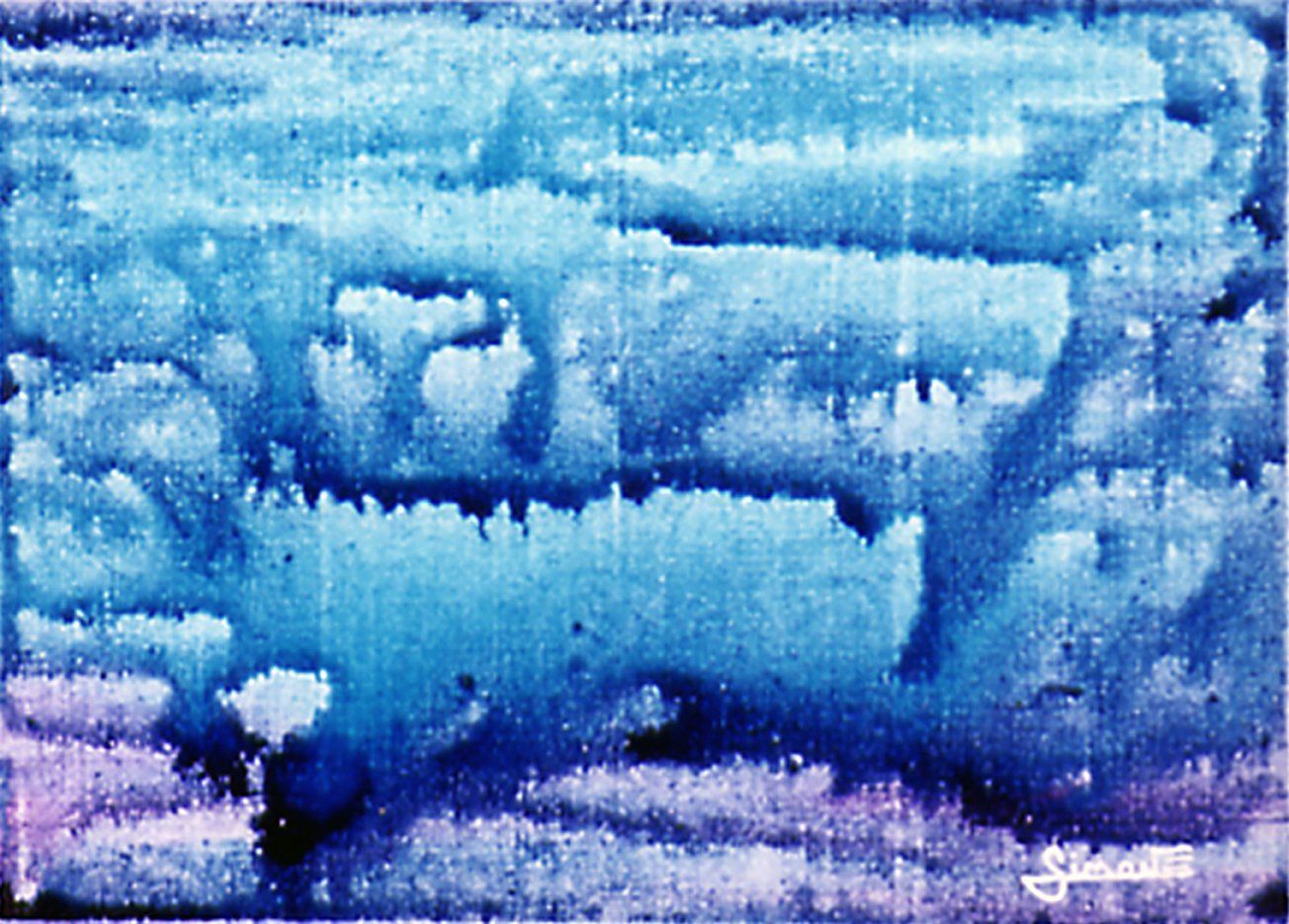 Bleu, artiste, peintre, clermont-ferrand, durtol, auvergne, france, jaym