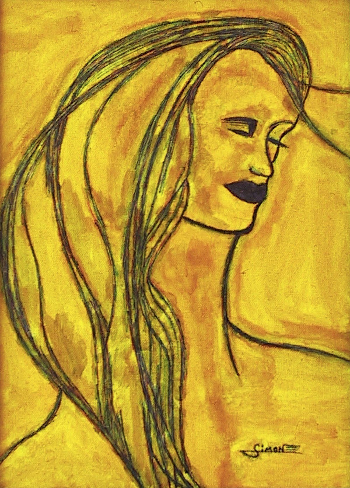 Peinture brocante, tableau antiquaire