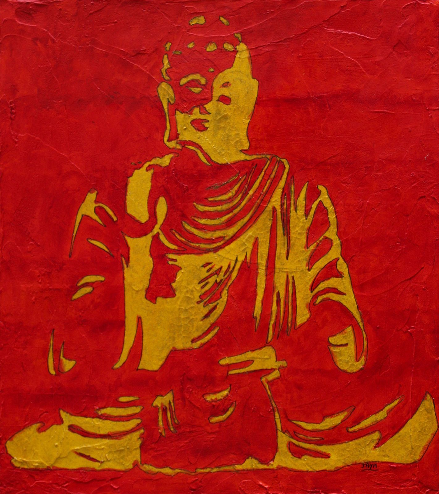 Bouddha Shakyamuni, C'est un personnage historique réel, le fondateur du Bouddhisme. Il naquit dans le nord de l'Inde, il y a environ 2500 ans. Son vrai nom est Siddhartha Gautama mais on l'appelait