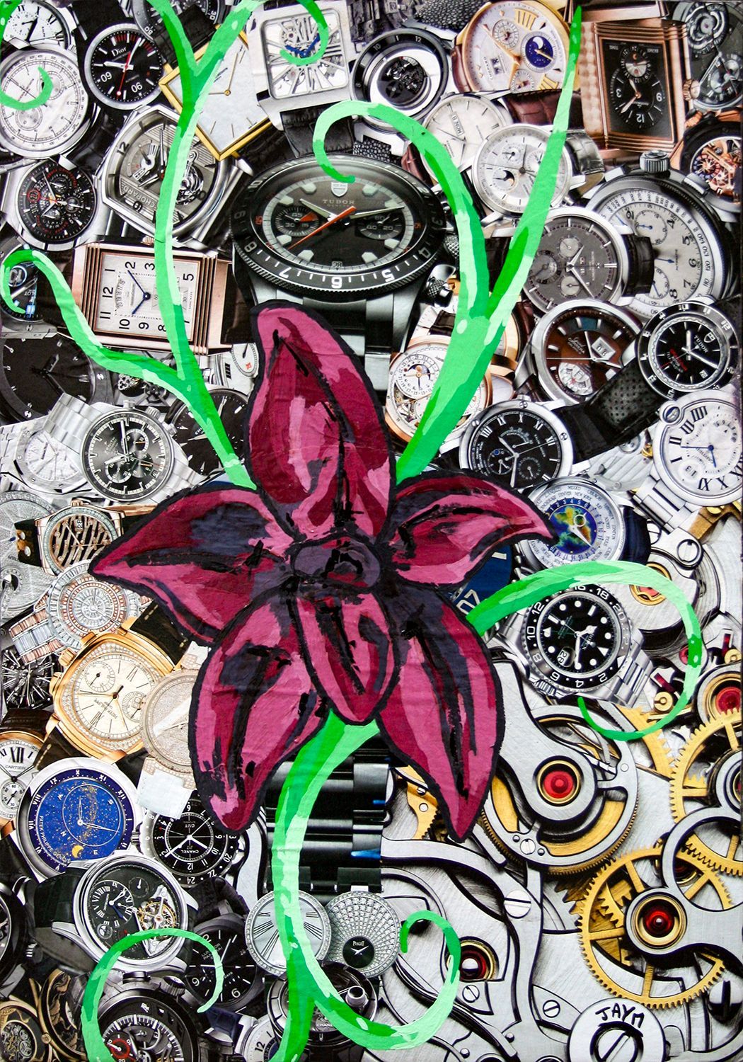 Orchidée achetée par Mme Saulnier, professeur d'anglais au collège Gérard Philipe à Clermont-Ferrand