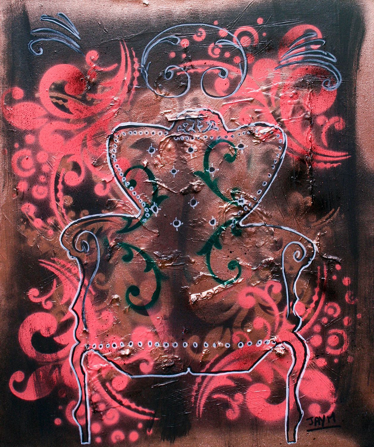 Tableau pour le Baroque Café Boulevard Trudaine Clermont-Ferrand