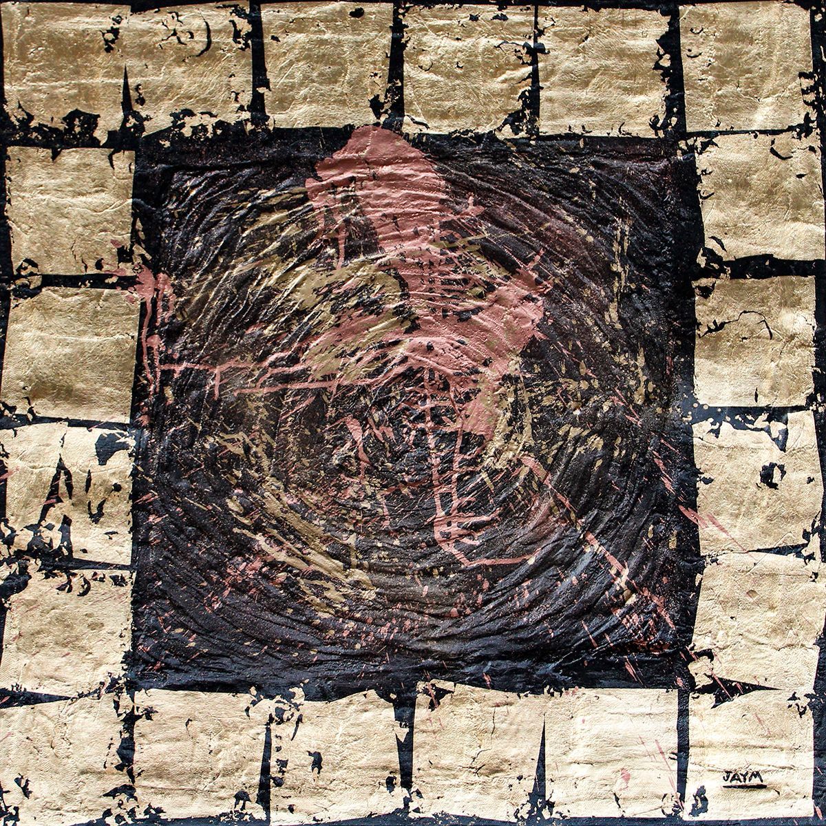 Œuvre dans la salle du conseil municipal de la mairie de la commune de Cebazat