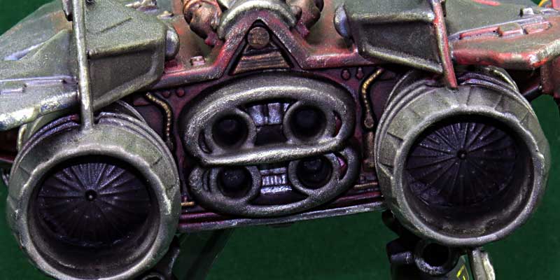 Modellbau Kitbash Ork Bomber Aaaargh Wing