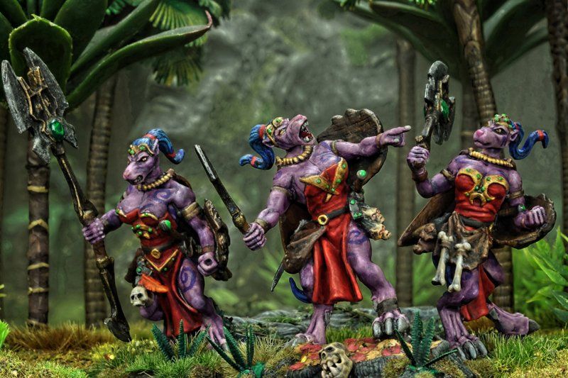 fantasybild drei vestalinnen im dschungel