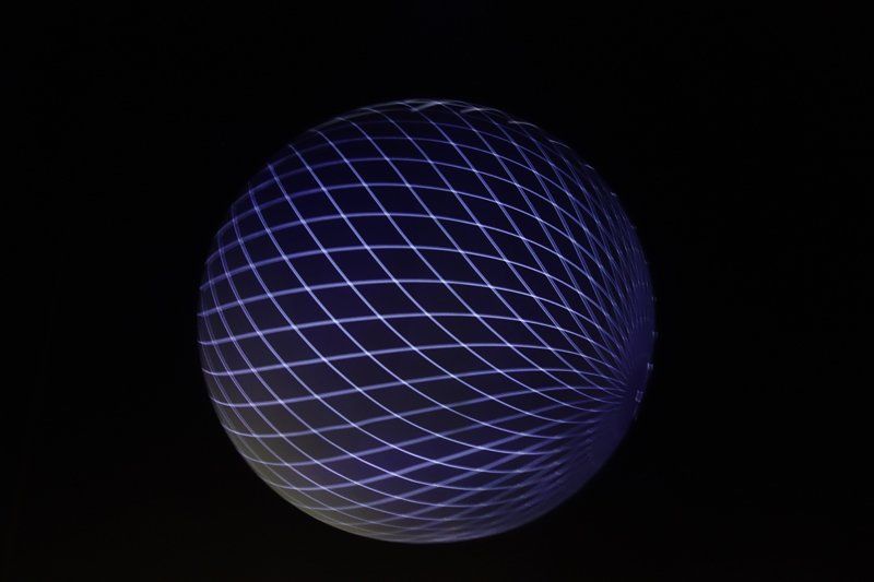bild planet erde im datennetz