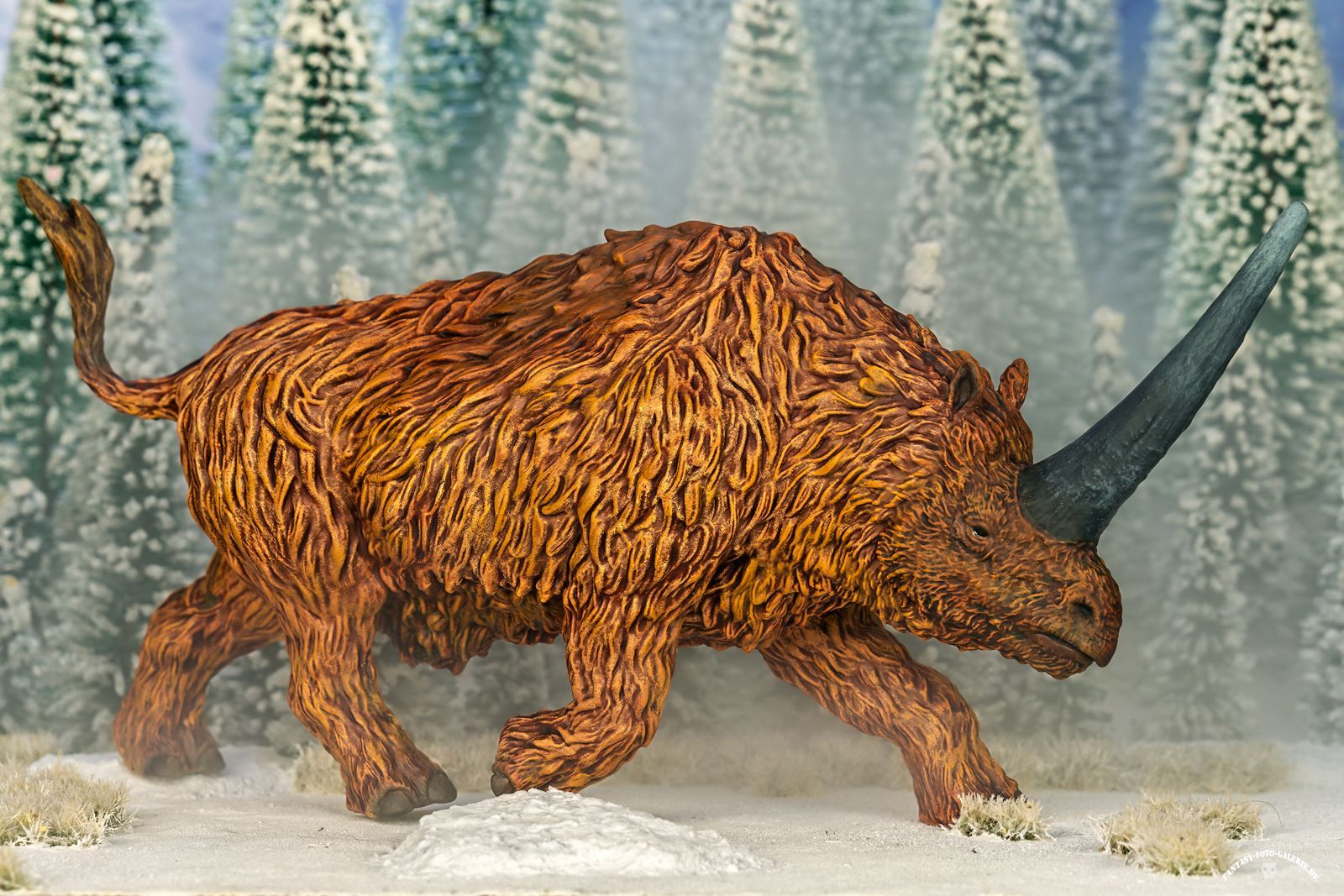 winterlandschaft mit Elasmotherium