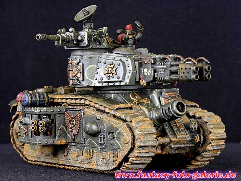 Fantasy Tabletop Datasheet Heavy Flame Tank Loge