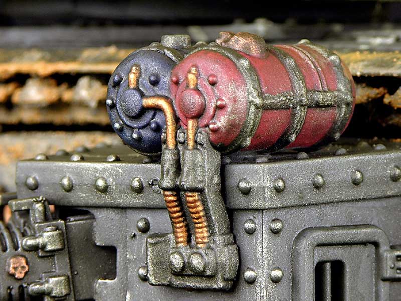 Modellbau Datenblatt schwerer Flammpanzer Loge