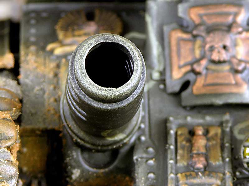 Tabletop Fotografie schwerer Flammpanzer Loge der Nothung Division