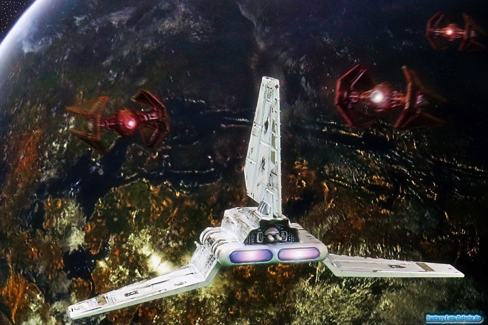 Tabletop Starwars Spaceship Photography