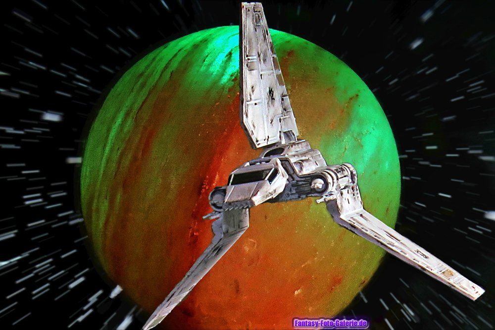 Tabletop Photography Star Wars Lambda Shuttle