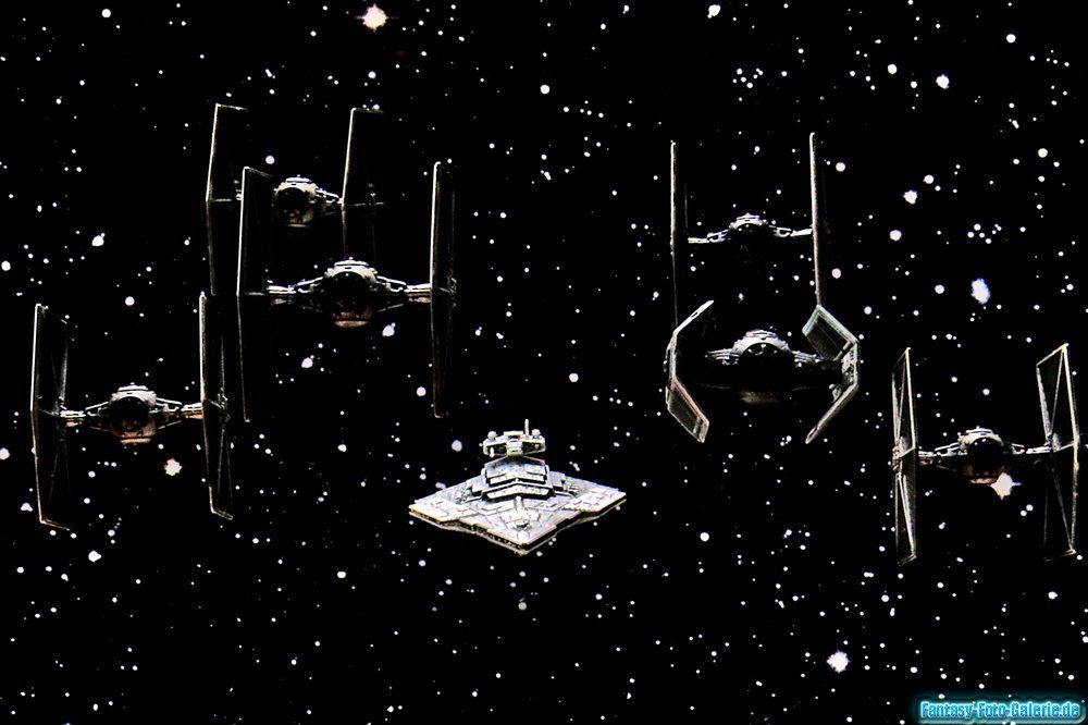 modellbau star wars tie staffel und sternenzerstoerer