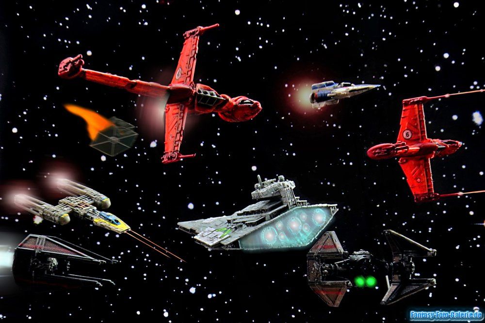Tabletop Star Wars Battle