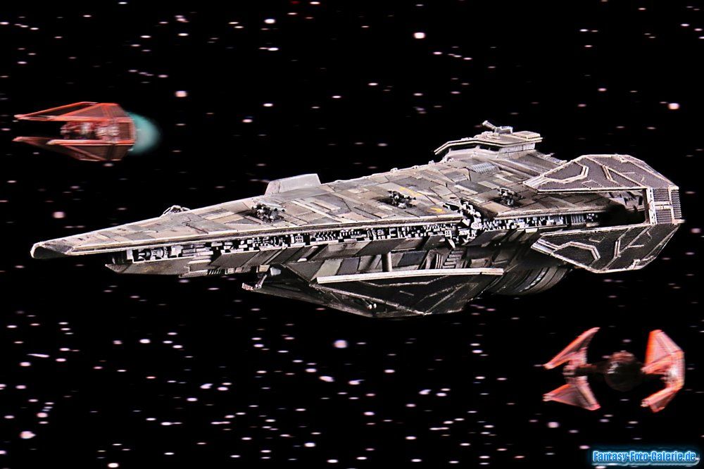 tabletop spaceship diorama