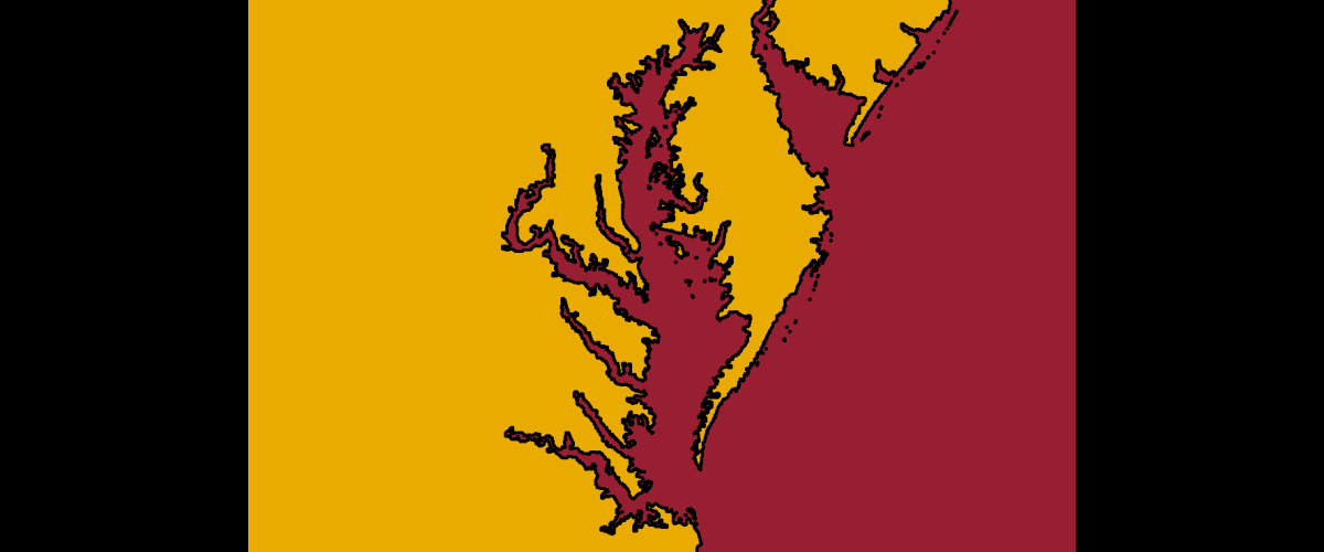 Unofficial flag of the Chesapeake Bay. Image: Wikimedia Commons