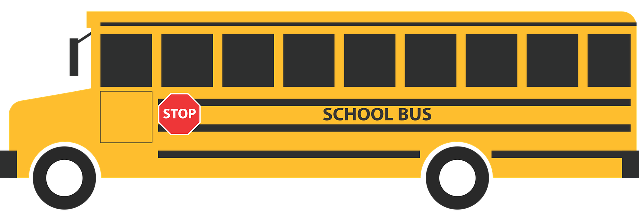 Schoolbus. Image: Azam Kamalov, via pixabay