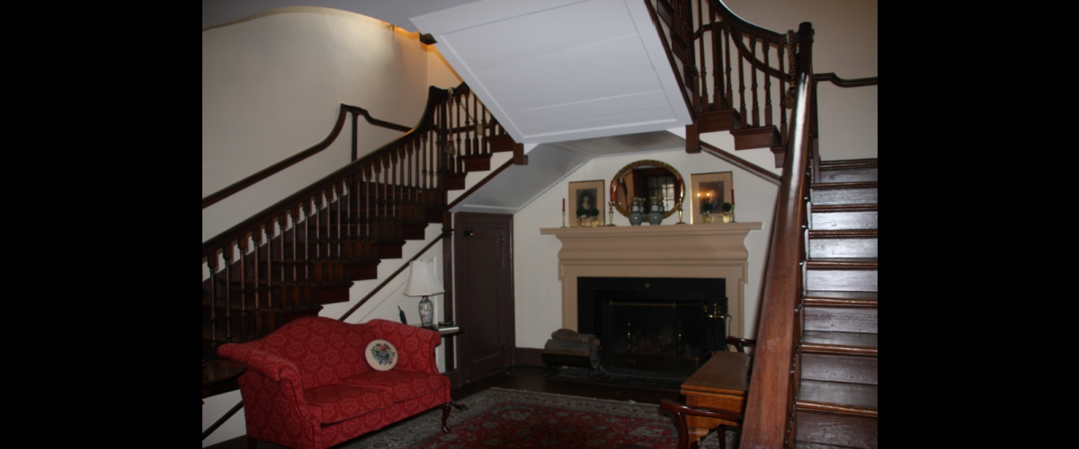 Staircase at Hynson-Ringgold house. Photo: Jane Jewell