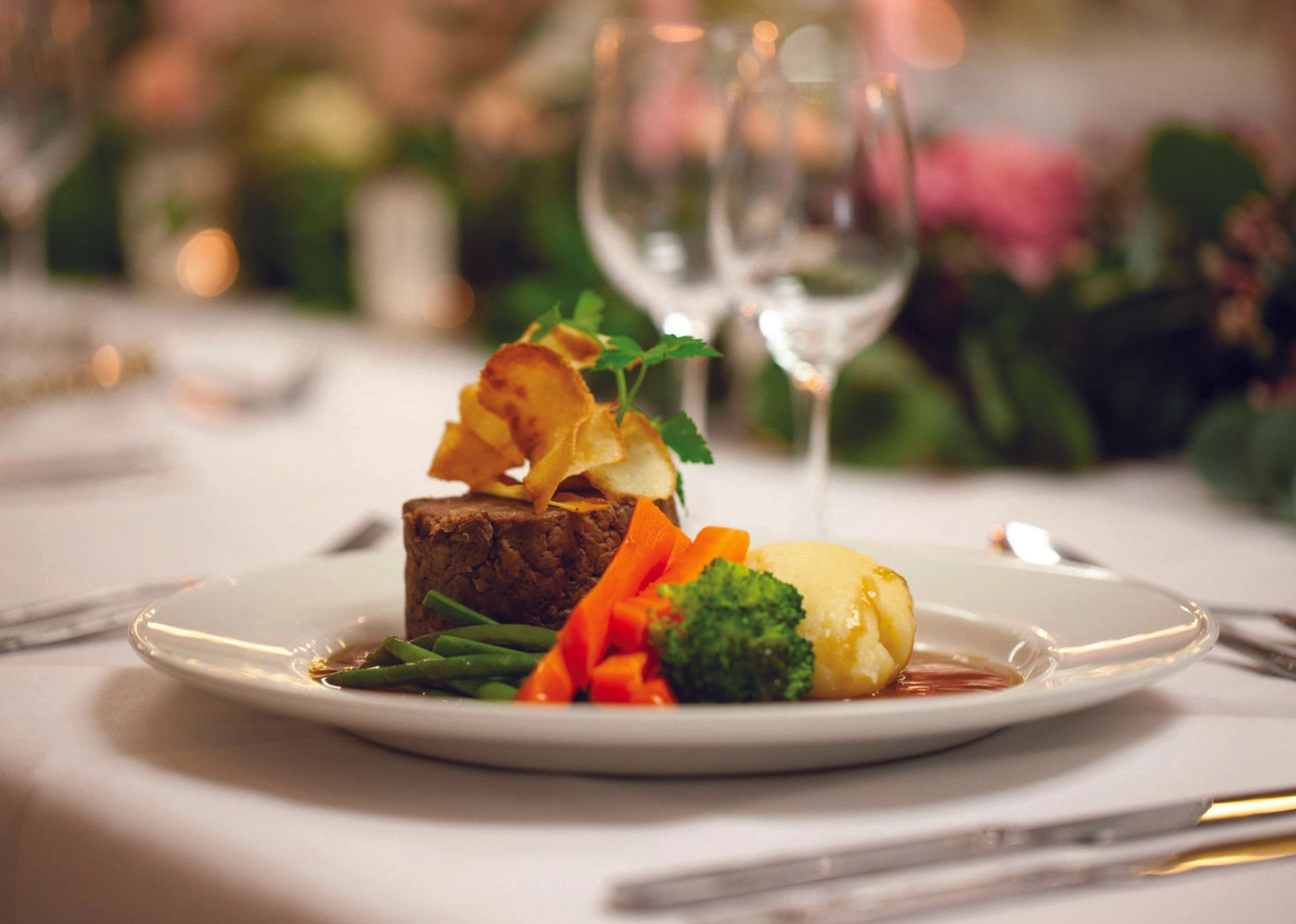 Manor House Hotel Marquee Wedding Venue in Warwickshire Available for Exclusive Use