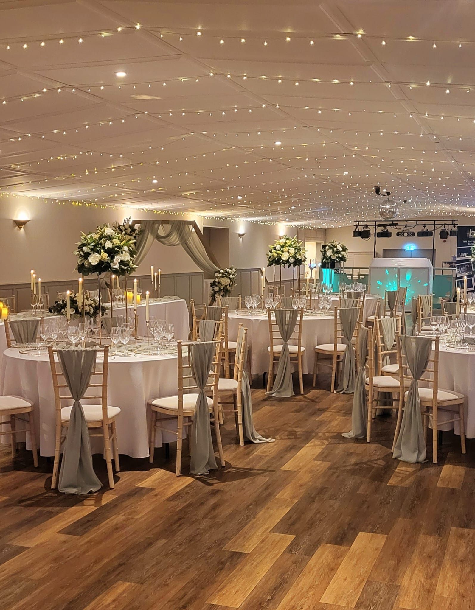Hotel wedding venue function room in Warwickshire near Leicestershire border.