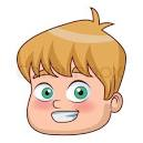 graphic - blonde haired boy