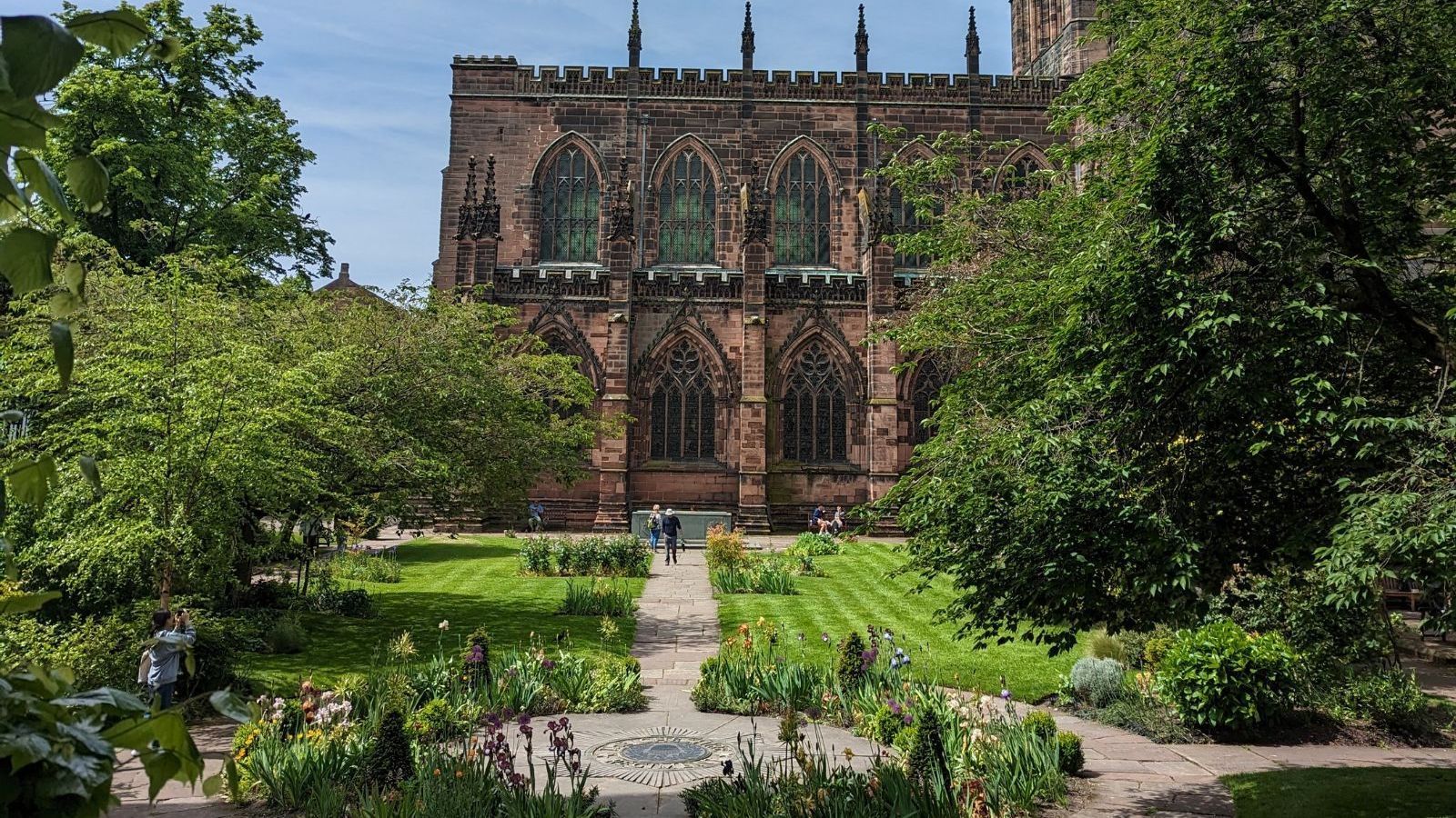 cathedral gardens in full bloom
