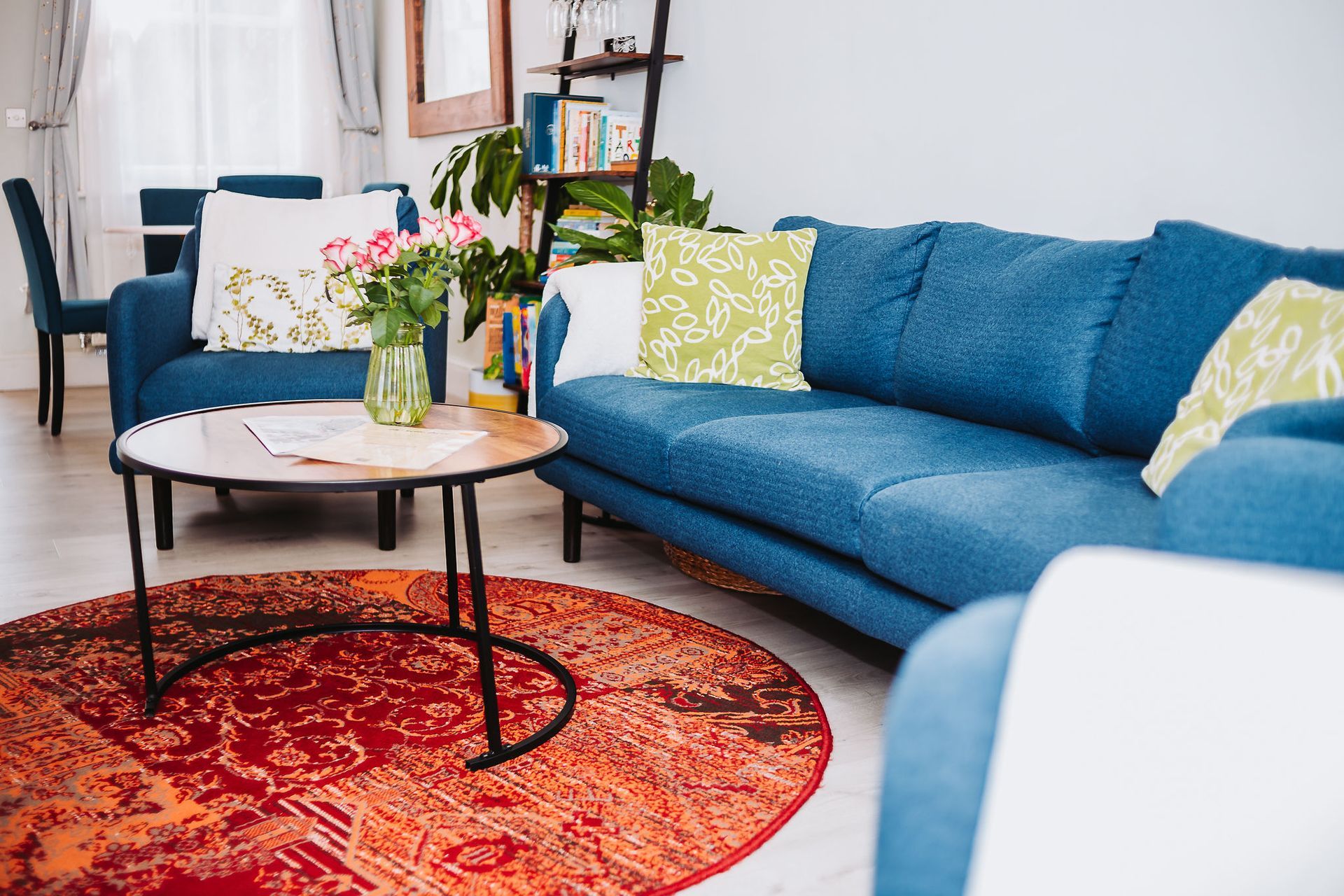 open plan lounge area