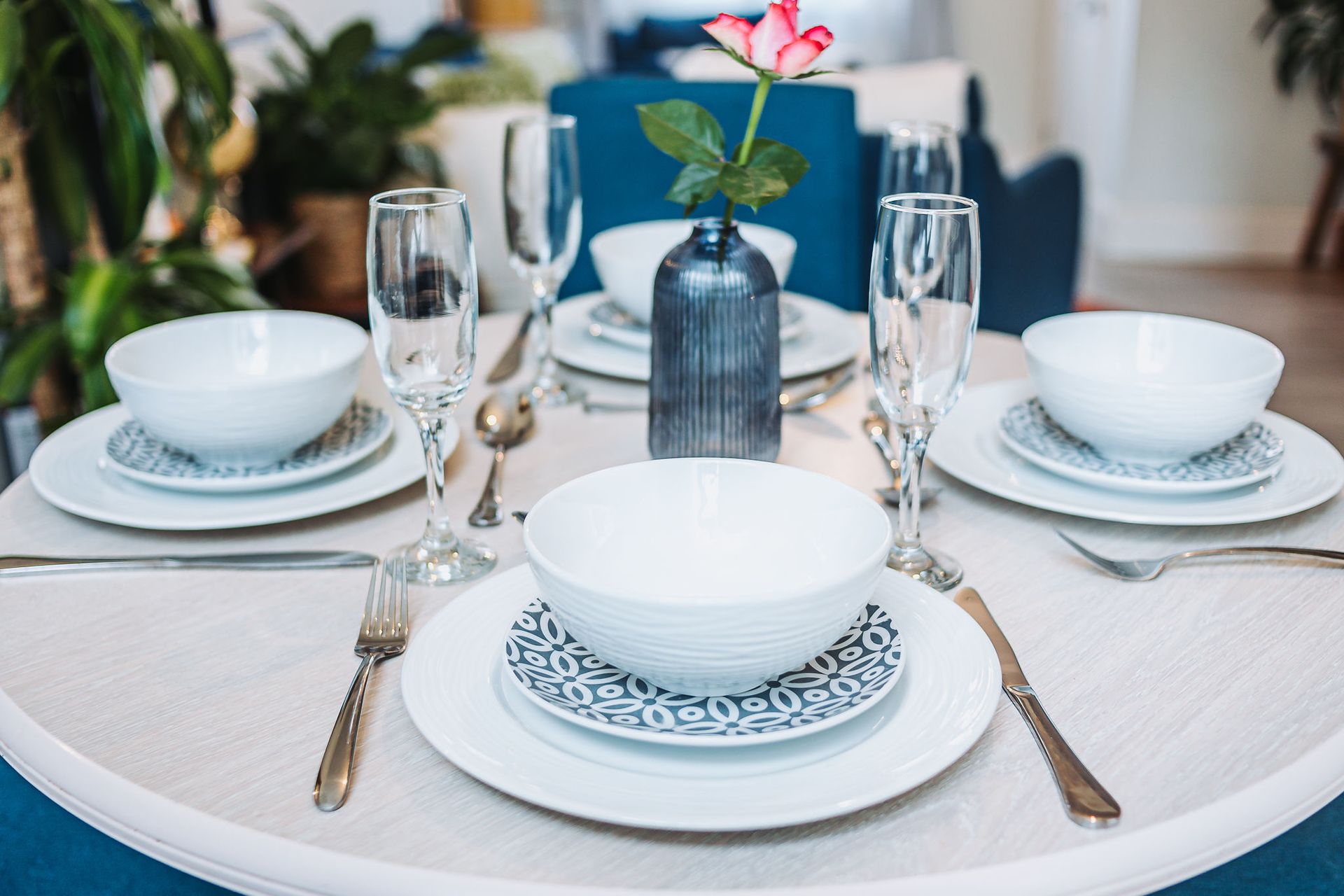 dining table set up