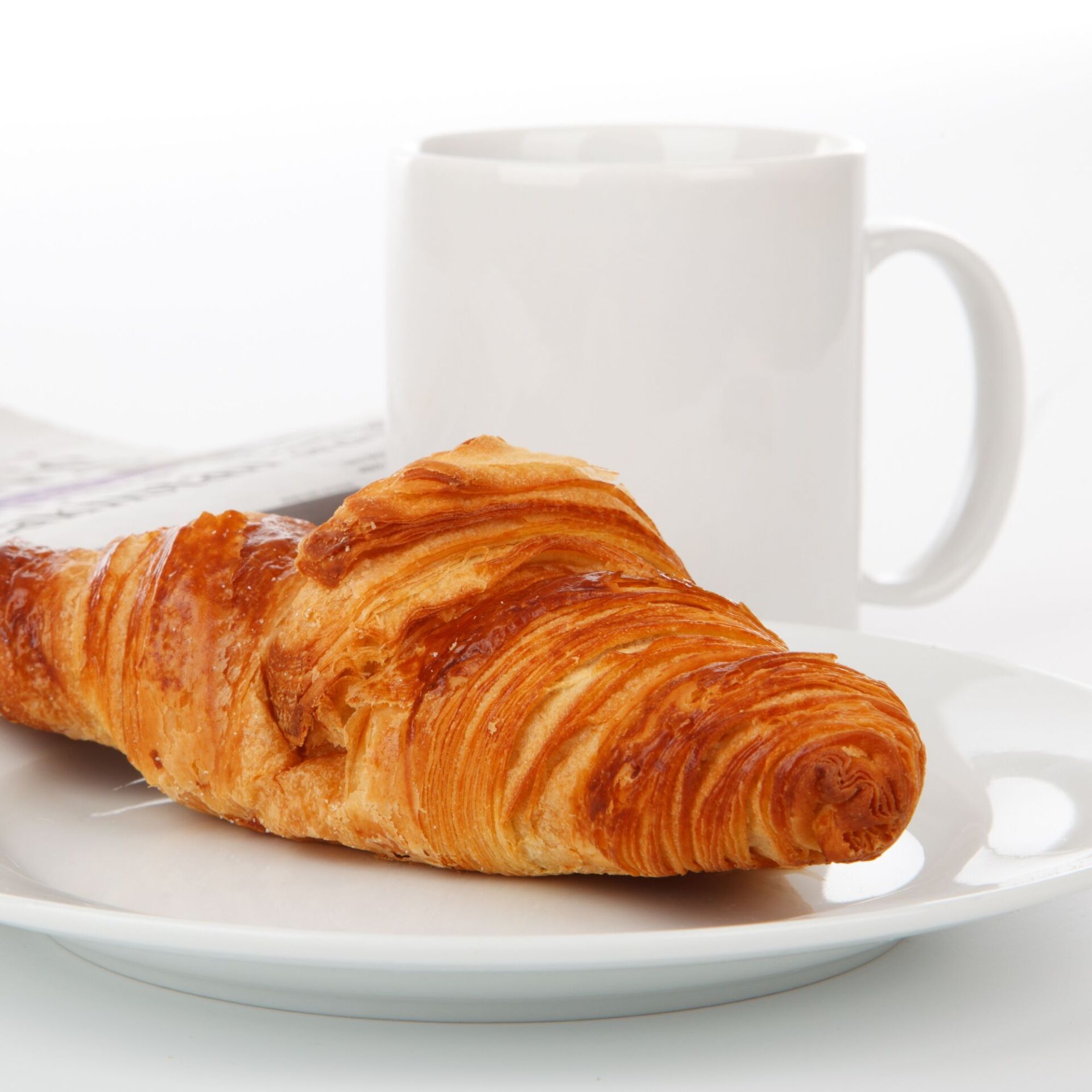 continental breakfast with a cup of tea