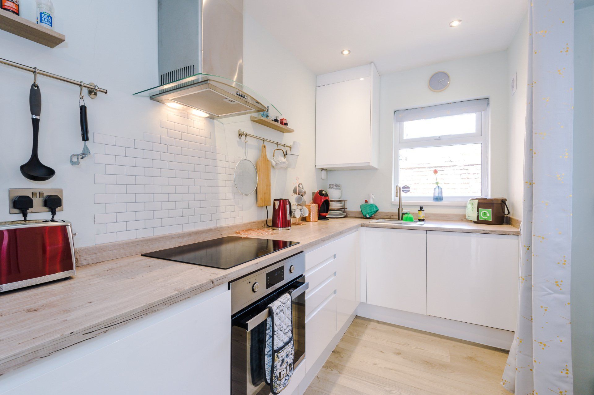 open plan kitchen
