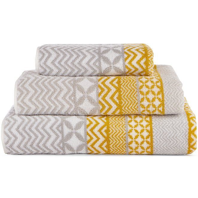 yellow thick cosy towels for all guests