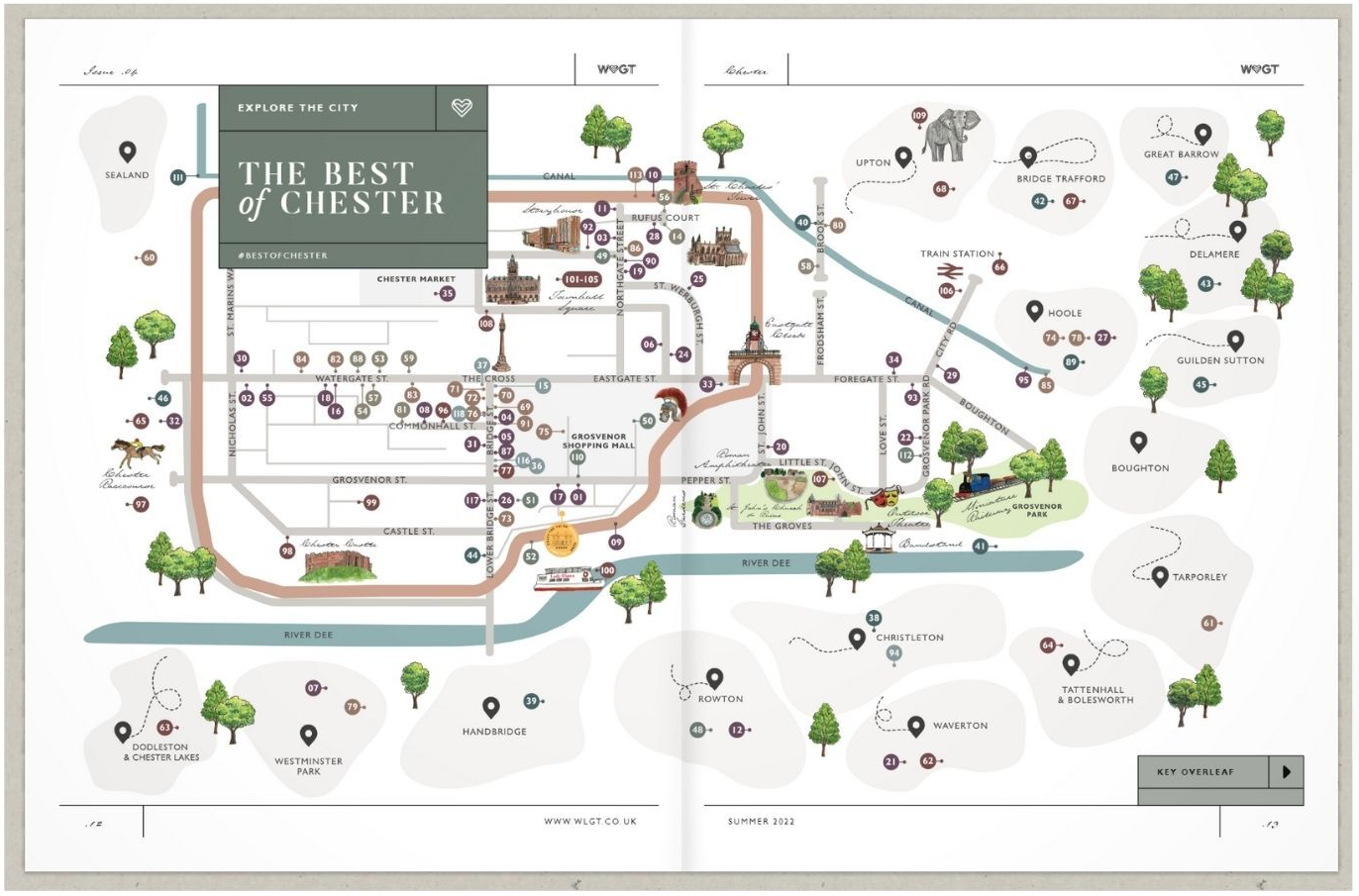 explore chester city map