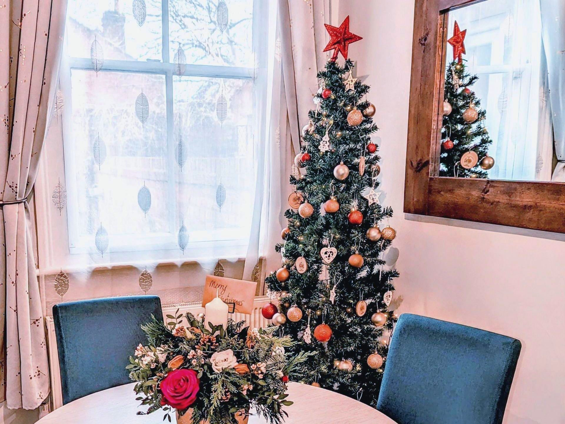 christmas tree at enjoy the pause