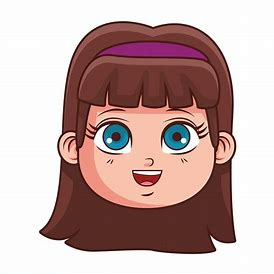 graphic - brown haired girl