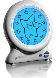 toddler groclock with a nightime star countdown