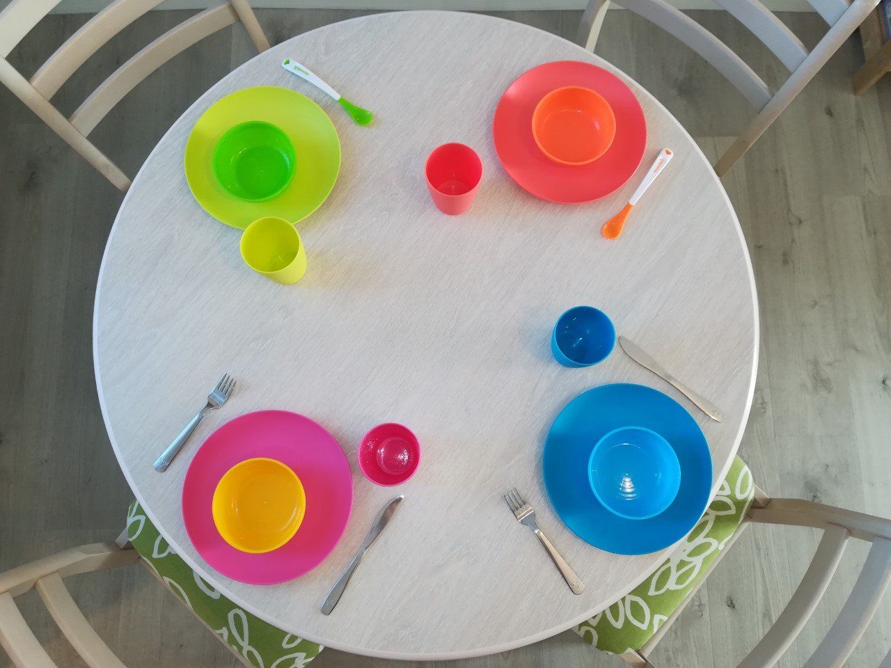 children's plates and bowls