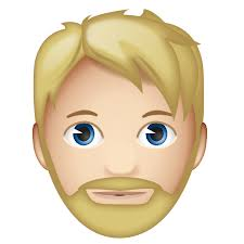 graphic - blonde man