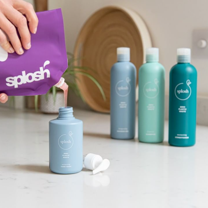 Refillable Splosh Toiletries - plastic free