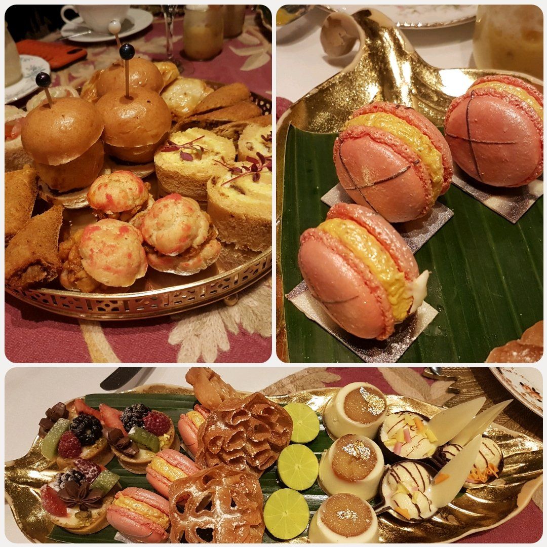 Indian afternoon tea at the Taj
