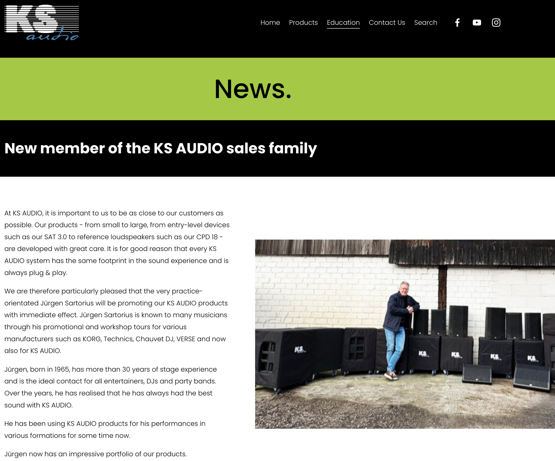 Jürgen Sartorius KS Audio Promotion