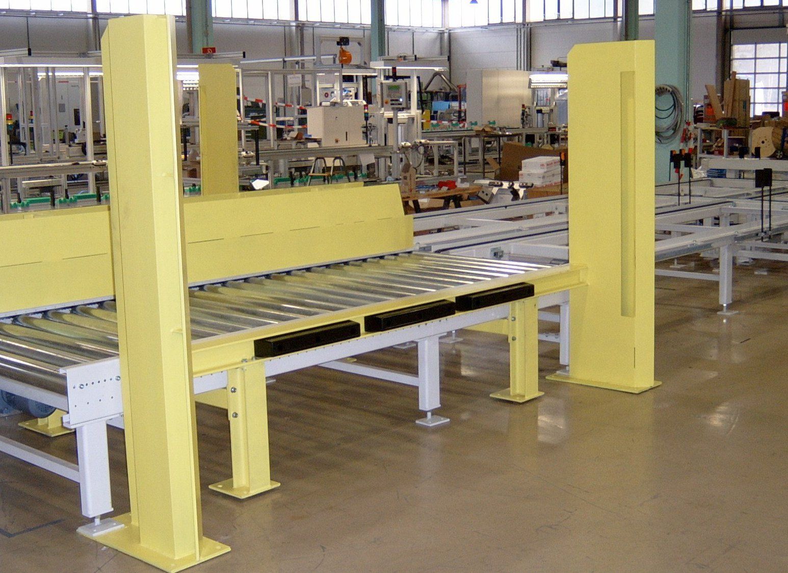 Palettenaufgabestation