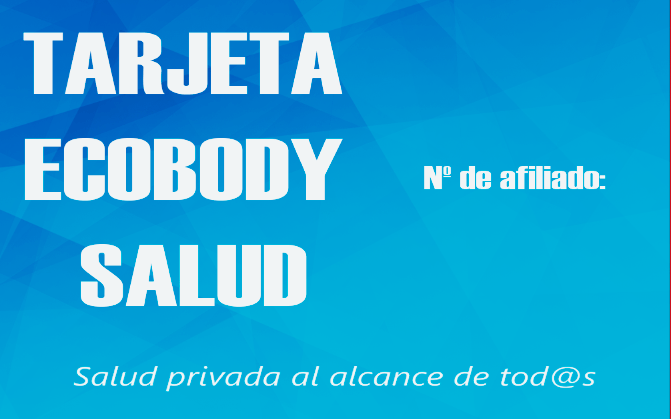 Tarjeta Ecobody Salud