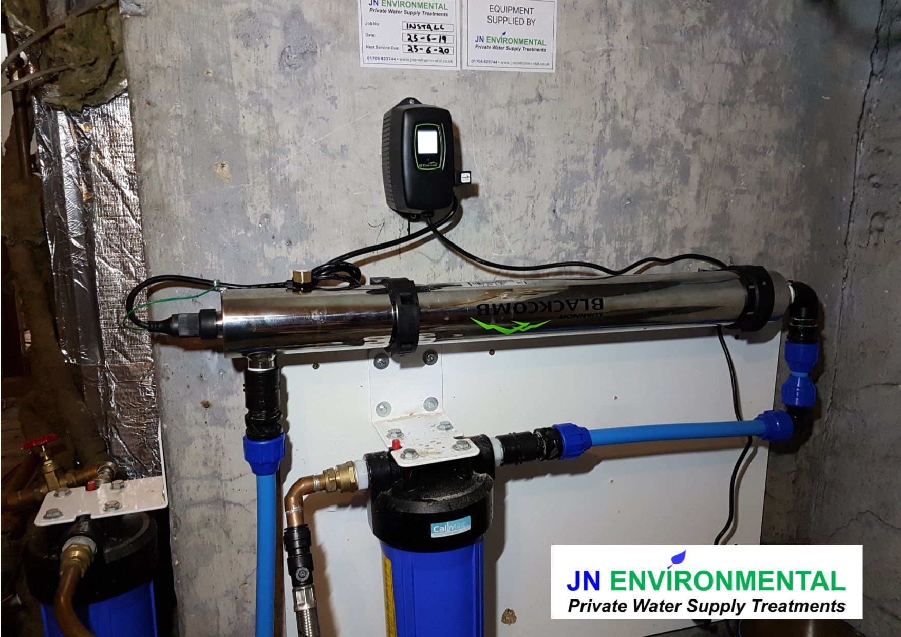 UV Water Filter Installation in Bury, Lancashire