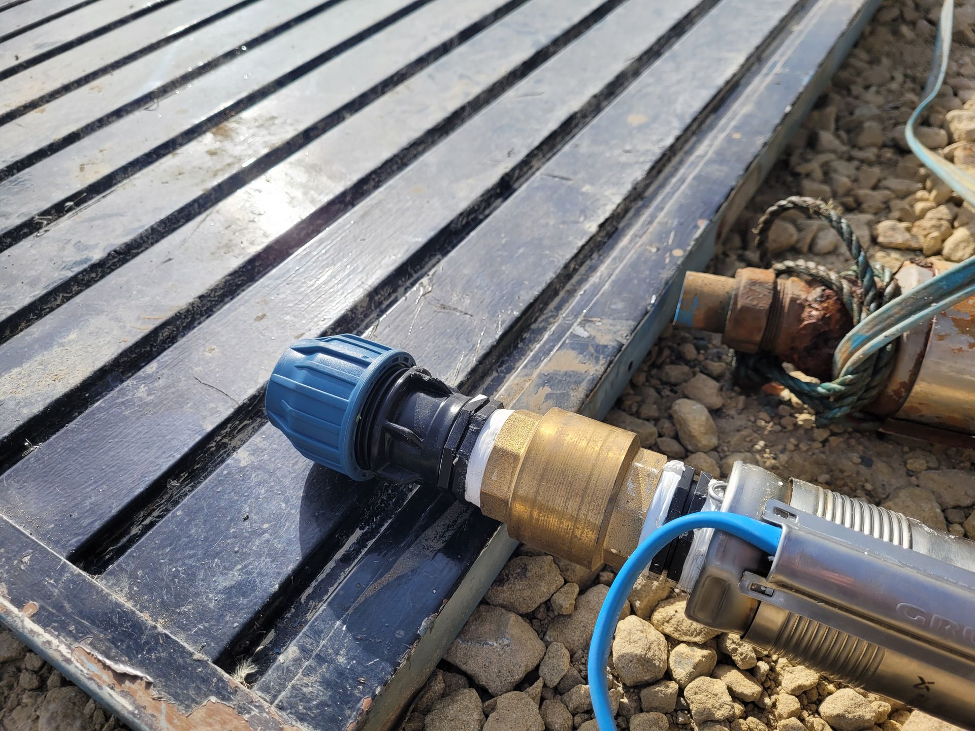 A failed borehole pump replaced at a property in Halifax, West Yorkshire