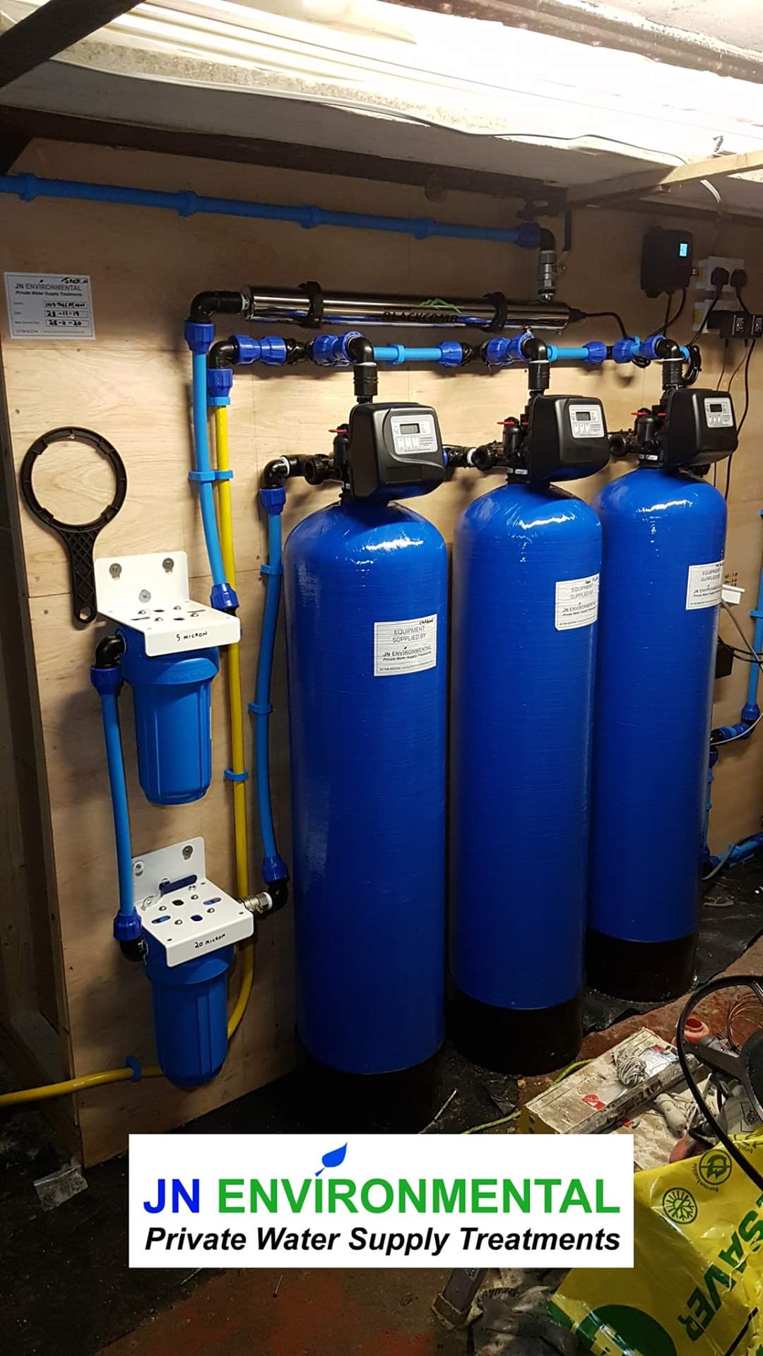 Borehole water treatment in Keighley, West Yorkshire